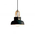 Pendul design modern Lanteo negru mat