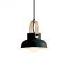 Pendul design modern Lanteo negru mat