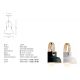 Pendule, Lustre suspendate - Pendul design modern Lanteo negru mat