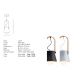 Pendule, Lustre suspendate - Pendul design modern Lanteo negru mat 16cm