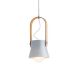 Pendule, Lustre suspendate - Pendul design modern Lanteo alb mat 16cm