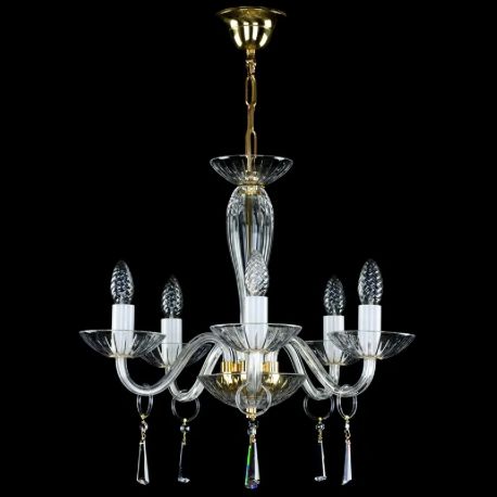 Lustre Cristal Bohemia - Lustra 5 brate Cristal Bohemia Exclusive STEFANIE V.