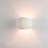 Aplica de perete cu lumina ambientala design modern Gypus alb 15cm