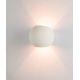 Aplice, corpuri de iluminat pentru pereti - Aplica de perete cu lumina ambientala design modern Gypus alb 15cm