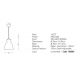 Pendule, Lustre suspendate - Pendul design modern Plinto verde mat
