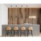 Pendule, Lustre suspendate - Pendul LED design modern Alesa negru nisipos