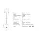 Pendule, Lustre suspendate - Pendul LED design modern Alesa negru nisipos