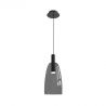 Pendul LED design modern Light negru nisipos