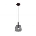 Pendul LED design modern Panil negru nisipos