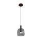 Pendule, Lustre suspendate - Pendul LED design modern Panil negru nisipos