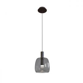Pendule, Lustre suspendate - Pendul LED design modern Panil negru nisipos