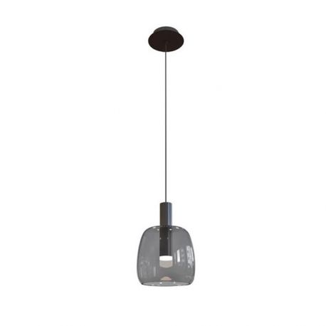 Pendule, Lustre suspendate - Pendul LED design modern Panil negru nisipos