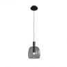 Pendul LED design modern Panil negru nisipos