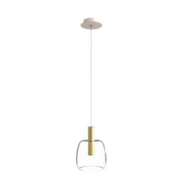 Pendule, Lustre suspendate - Pendul LED design modern Panil auriu