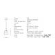 Pendule, Lustre suspendate - Pendul LED design modern Panil auriu