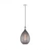 Pendul design modern Hemil fumuriu, crom 23cm
