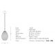 Pendule, Lustre suspendate - Pendul design modern Hemil fumuriu, crom 23cm