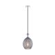 Pendul design modern Hemil fumuriu, crom 17cm