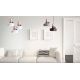 Pendule, Lustre suspendate - Pendul design modern Merden alb mat 20cm