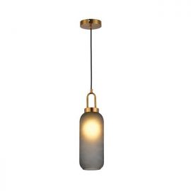 Pendule, Lustre suspendate - Pendul design modern Inor gri, alama 13cm
