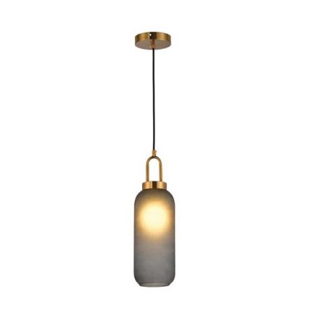 Pendule, Lustre suspendate - Pendul design modern Inor gri, alama 13cm