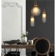 Pendule, Lustre suspendate - Pendul design modern Inor gri, alama 13cm