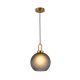 Pendul design modern Inor gri, alama antic 25cm