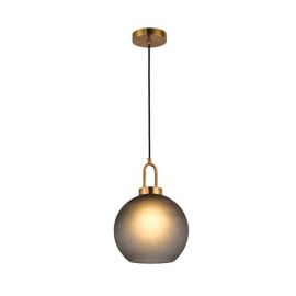 Pendule, Lustre suspendate - Pendul design modern Inor gri, alama antic 25cm