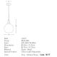 Pendule, Lustre suspendate - Pendul design modern Inor gri, alama antic 25cm