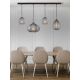 Pendule, Lustre suspendate - Lustra suspendata design modern Venur negru mat, gri