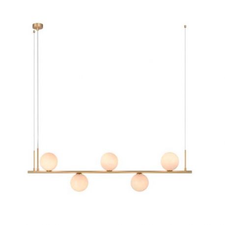 Pendule, Lustre suspendate - Lustra suspendata design modern Cingea auriu mat