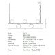 Pendule, Lustre suspendate - Lustra suspendata design modern Cingea auriu mat