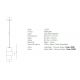 Pendule, Lustre suspendate - Pendul design modern Venero auriu, crom