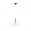 Pendul design modern Fannel negru, auriu, opal 30cm