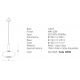 Pendule, Lustre suspendate - Pendul design modern Fannel negru, auriu, opal 30cm