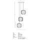Pendule, Lustre suspendate - Lustra cu 3 pendule design modern Fannel MIX