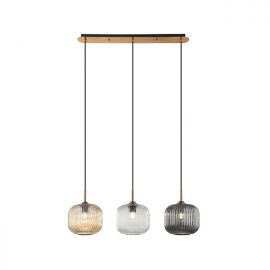 Pendule, Lustre suspendate - Lustra cu 3 pendule design modern Fannel MIX