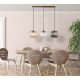 Pendule, Lustre suspendate - Lustra cu 3 pendule design modern Fannel MIX