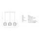 Pendule, Lustre suspendate - Lustra cu 3 pendule design modern Fannel MIX