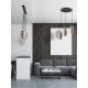 Pendule, Lustre suspendate - Lustra cu 3 pendule design modern Vaia crom, negru