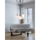 Pendule, Lustre suspendate - Lustra cu 3 pendule design modern Barab auriu, alb opal