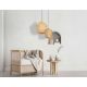 Pendule, Lustre suspendate - Lustra design natural din ratan Vendo natur 45cm