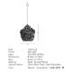 Pendule, Lustre suspendate - Lustra design natural din ratan Vendo natur 45cm