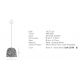 Pendule, Lustre suspendate - Lustra design natural din ratan Vendo natur 22cm