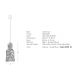 Pendule, Lustre suspendate - Lustra design natural din ratan Vendo natur 22cm
