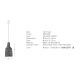 Pendule, Lustre suspendate - Lustra design natural din ratan Vendo natur 22cm