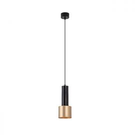 Pendule, Lustre suspendate - Pendul, lustra design modern Linu negru, auriu