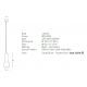 Pendule, Lustre suspendate - Pendul, lustra design modern Linu negru, auriu