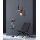 Pendule, Lustre suspendate - Pendul, lustra design modern Linu negru, auriu 10,5cm