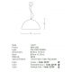 Pendule, Lustre suspendate - Pendul design modern Vini bronz